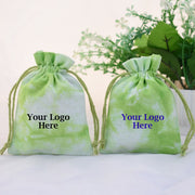 Green Tye Dye Jewelry Packaging Pouch (Set of 100) - CraftJaipur